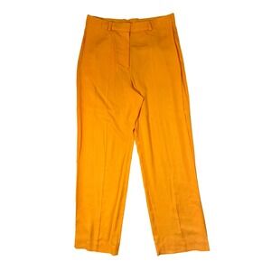 COS Bright Orange Wide-Leg Trousers